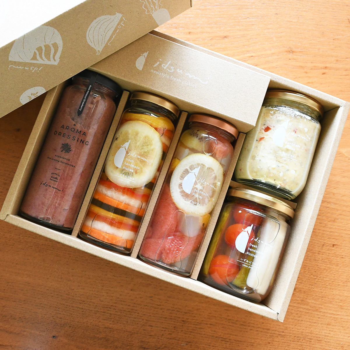 【送料無料2025・お歳暮ギフトセット】彩・食卓お楽しみ5本セット(ギフトボックス付)