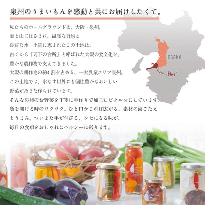 【冷蔵配送・送料込み】訳あり・泉州水なす10個とピクルスの素５パックセット【他商品同梱不可】