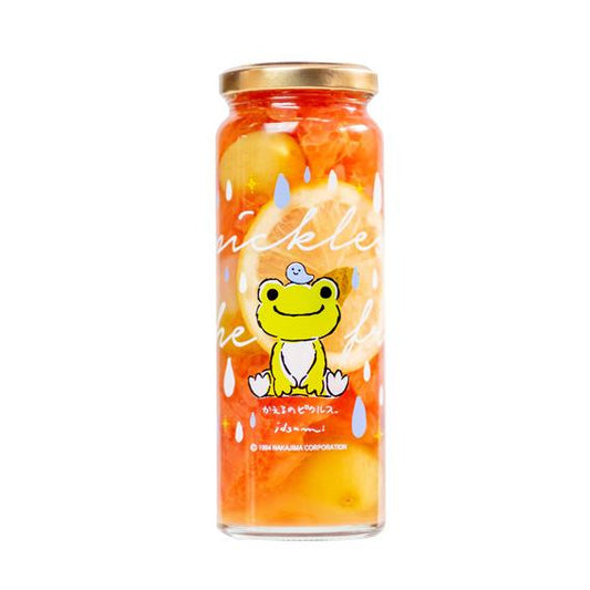 かえるのピクルスオリジナルボトル/ フルーツピクルス（グレープフルーツとぶどう）